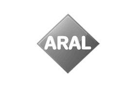 Aral Logo schwarz weiss
